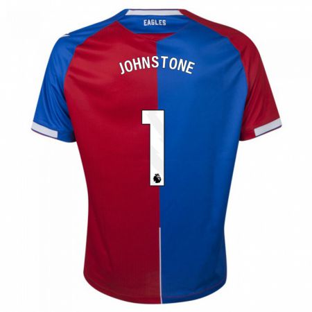 Kandiny Kinderen Sam Johnstone #1 Rood Blauw Thuisshirt Thuistenue 2023/24 T-Shirt België