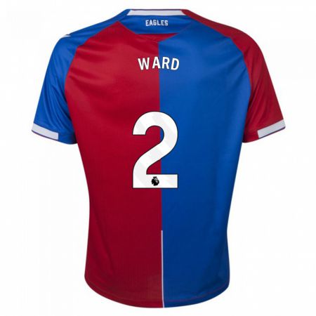 Kandiny Bambino Maglia Joel Ward #2 Rosso Blu Kit Gara Home 2023/24 Maglietta