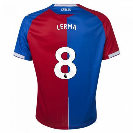 Kandiny Kinderen Jefferson Lerma #8 Rood Blauw Thuisshirt Thuistenue 2023/24 T-Shirt België