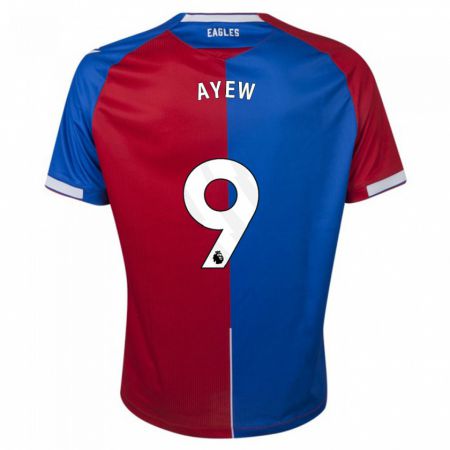 Kandiny Kinder Ayew #9 Rot Blau Heimtrikot Trikot 2023/24 T-Shirt Österreich