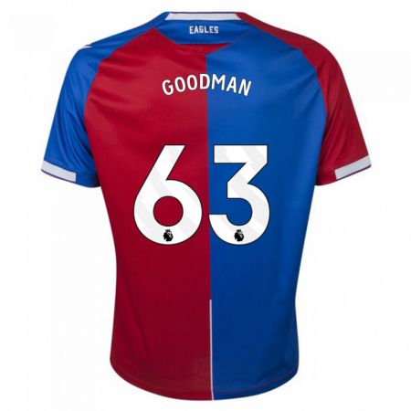 Kandiny Kinderen Owen Goodman #63 Rood Blauw Thuisshirt Thuistenue 2023/24 T-Shirt België