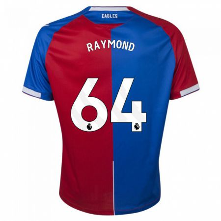 Kandiny Kinderen Jadan Raymond #64 Rood Blauw Thuisshirt Thuistenue 2023/24 T-Shirt België