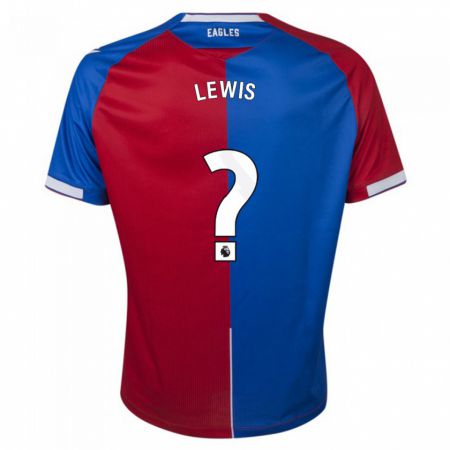 Kandiny Kinderen Cameron Lewis Brown #0 Rood Blauw Thuisshirt Thuistenue 2023/24 T-Shirt België