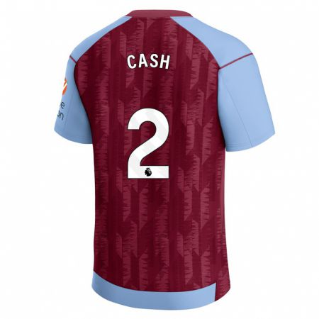 Kandiny Kinderen Matty Cash #2 Claret Blauw Thuisshirt Thuistenue 2023/24 T-Shirt België