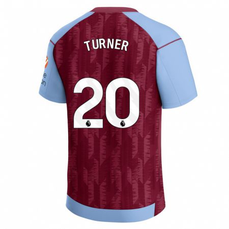 Kandiny Bambino Maglia Danielle Turner #20 Blu Bordeaux Kit Gara Home 2023/24 Maglietta