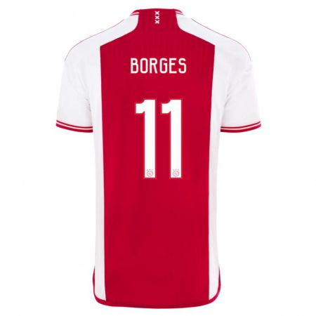 Kandiny Kinderen Carlos Forbs #11 Rood Wit Thuisshirt Thuistenue 2023/24 T-Shirt België