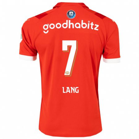 Kandiny Kinder Noa Lang #7 Rot Heimtrikot Trikot 2023/24 T-Shirt Österreich