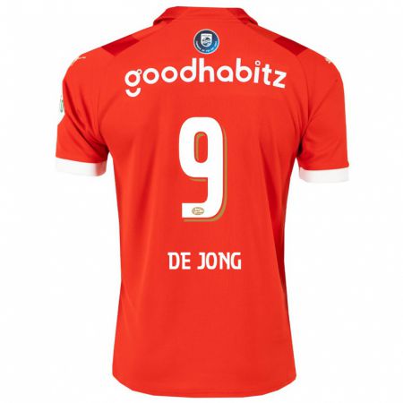 Kandiny Kinder Luuk De Jong #9 Rot Heimtrikot Trikot 2023/24 T-Shirt Österreich