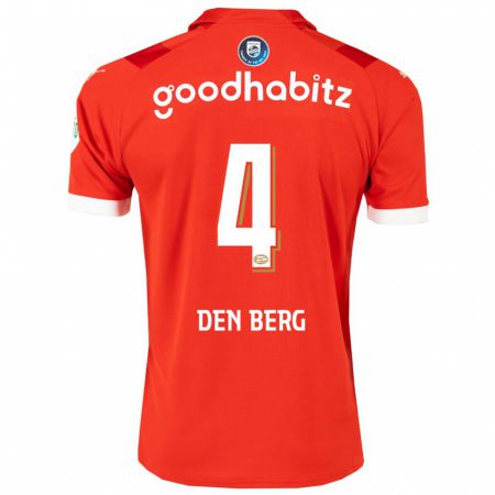 Kandiny Kinder Mandy Van Den Berg #4 Rot Heimtrikot Trikot 2023/24 T-Shirt Österreich