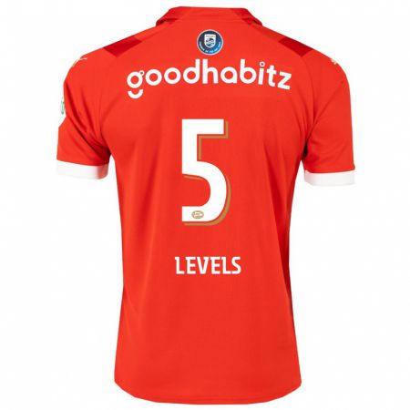 Kandiny Kinderen Janou Levels #5 Rood Thuisshirt Thuistenue 2023/24 T-Shirt België