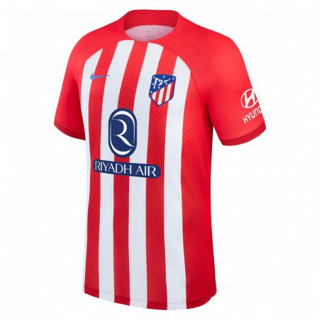 Kandiny Niño Camiseta Alberto Salido #29 Rojo Blanco 1ª Equipación 2023/24 La Camisa