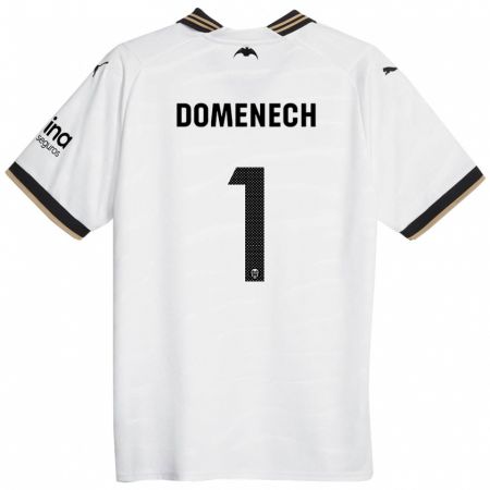 Kandiny Niño Camiseta Jaume Doménech #1 Blanco 1ª Equipación 2023/24 La Camisa