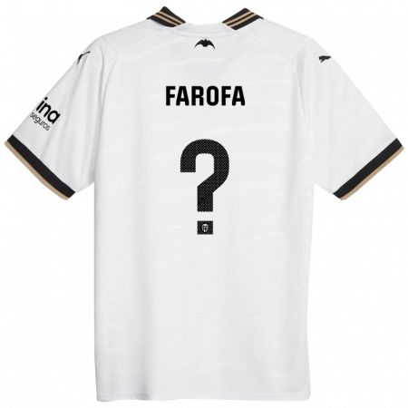 Kandiny Niño Camiseta Rodrigo Farofa #0 Blanco 1ª Equipación 2023/24 La Camisa