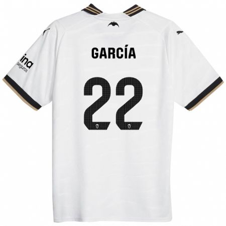 Kandiny Kinderen Azael García #22 Wit Thuisshirt Thuistenue 2023/24 T-Shirt België