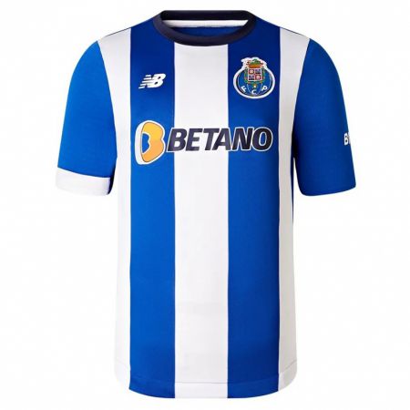 Kandiny Kinderen Fernando Andrade #38 Blauw Wit Thuisshirt Thuistenue 2023/24 T-Shirt België