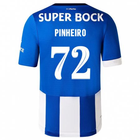 Kandiny Bambino Maglia Rodrigo Pinheiro #72 Blu Bianco Kit Gara Home 2023/24 Maglietta