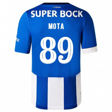 Kandiny Bambino Maglia Luís Mota #89 Blu Bianco Kit Gara Home 2023/24 Maglietta