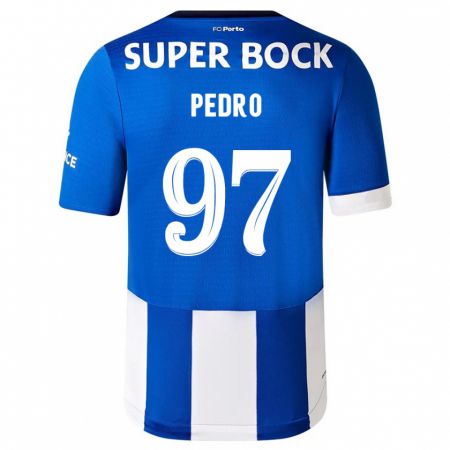 Kandiny Kinderen Zé Pedro #97 Blauw Wit Thuisshirt Thuistenue 2023/24 T-Shirt België