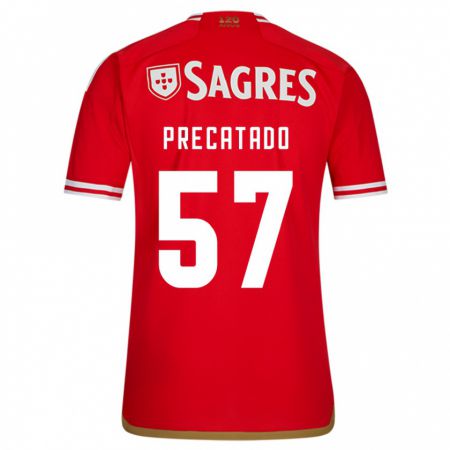 Kandiny Bambino Maglia Precatado #57 Rosso Kit Gara Home 2023/24 Maglietta