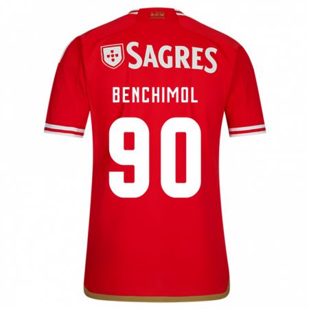 Kandiny Bambino Maglia Benchimol #90 Rosso Kit Gara Home 2023/24 Maglietta