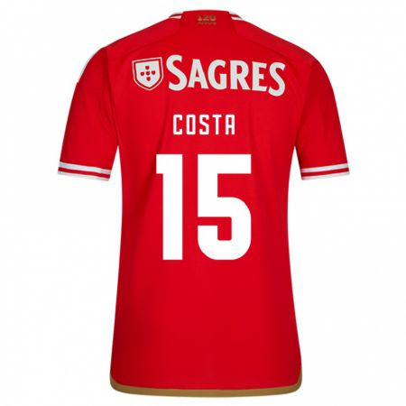 Kandiny Bambino Maglia Carole Costa #15 Rosso Kit Gara Home 2023/24 Maglietta