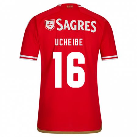 Kandiny Kinderen Christy Ucheibe #16 Rood Thuisshirt Thuistenue 2023/24 T-Shirt België