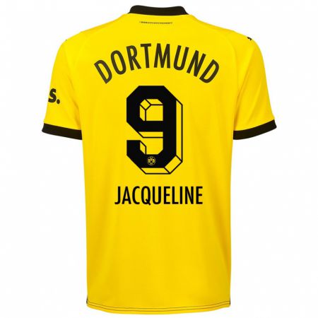 Kandiny Bambino Maglia Moreno Jacqueline #9 Giallo Kit Gara Home 2023/24 Maglietta