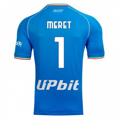 Kandiny Kinder Alex Meret #1 Himmelblau Heimtrikot Trikot 2023/24 T-Shirt Österreich