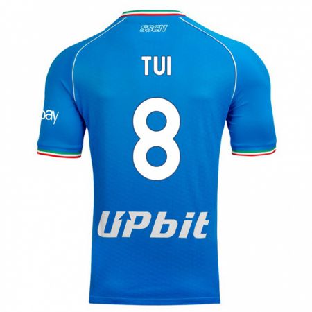 Kandiny Bambino Maglia Sara Tui #8 Cielo Blu Kit Gara Home 2023/24 Maglietta