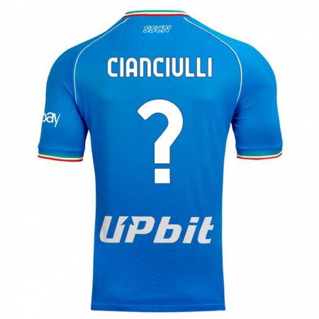 Kandiny Kinder Antonio Cianciulli #0 Himmelblau Heimtrikot Trikot 2023/24 T-Shirt Österreich