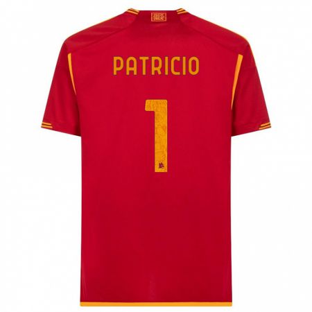 Kandiny Bambino Maglia Rui Patrício #1 Rosso Kit Gara Home 2023/24 Maglietta