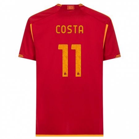 Kandiny Kinder João Costa #11 Rot Heimtrikot Trikot 2023/24 T-Shirt Österreich