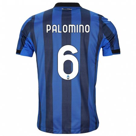 Kandiny Kinder José Luis Palomino #6 Schwarz Blau Heimtrikot Trikot 2023/24 T-Shirt Österreich