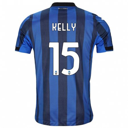 Kandiny Kinder Maegan Kelly #15 Schwarz Blau Heimtrikot Trikot 2023/24 T-Shirt Österreich