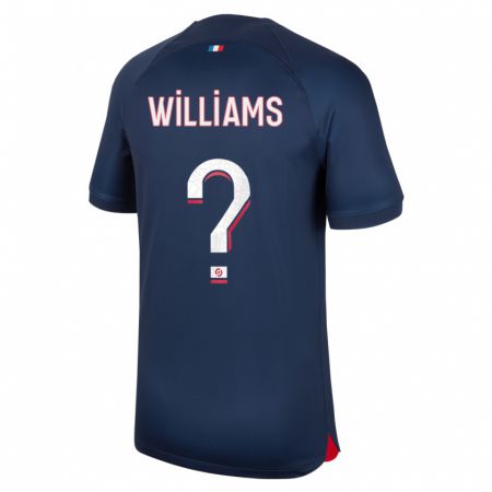 Kandiny Bambino Maglia Lydia Williams #0 Blu Rosso Kit Gara Home 2023/24 Maglietta