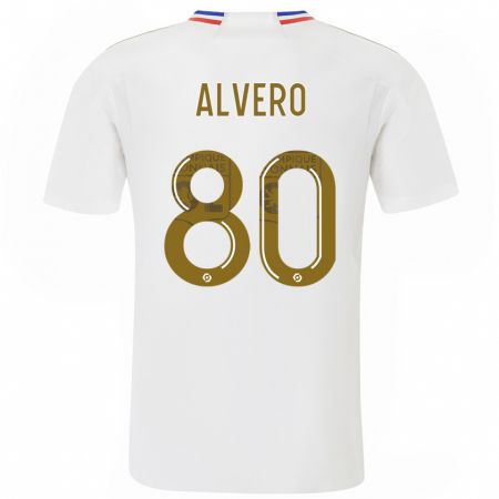 Kandiny Bambino Maglia Skelly Alvero #80 Bianco Kit Gara Home 2023/24 Maglietta