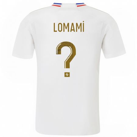 Kandiny Bambino Maglia Irvyn Lomami #0 Bianco Kit Gara Home 2023/24 Maglietta