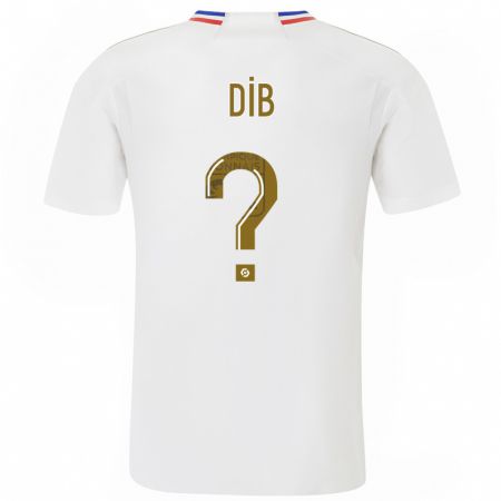 Kandiny Bambino Maglia Djibrail Dib #0 Bianco Kit Gara Home 2023/24 Maglietta