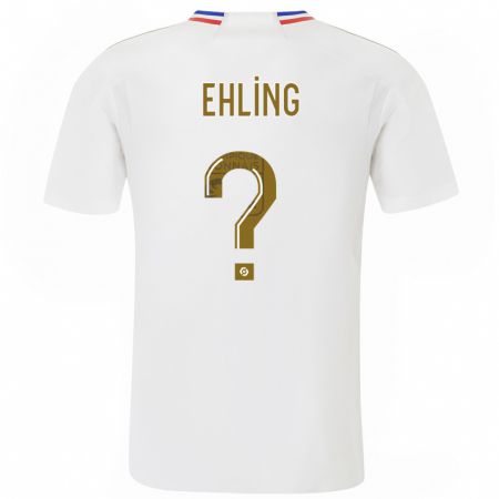 Kandiny Bambino Maglia Thibaut Ehling #0 Bianco Kit Gara Home 2023/24 Maglietta