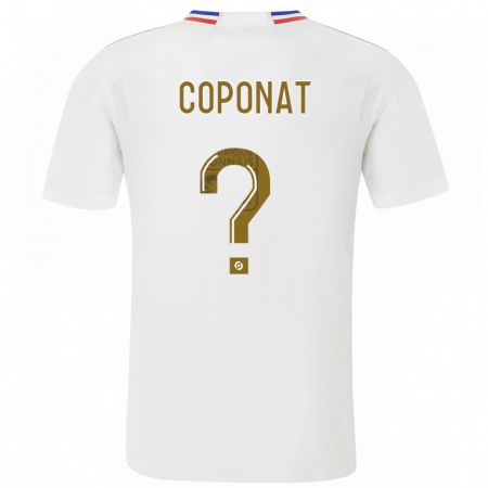 Kandiny Bambino Maglia Lilian Coponat #0 Bianco Kit Gara Home 2023/24 Maglietta