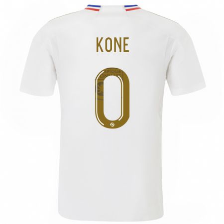 Kandiny Bambino Maglia Youssouf Kone #0 Bianco Kit Gara Home 2023/24 Maglietta