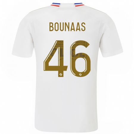 Kandiny Bambino Maglia Idris Bounaas #46 Bianco Kit Gara Home 2023/24 Maglietta