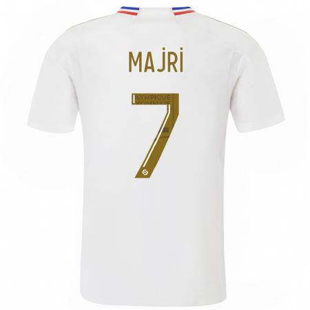 Kandiny Bambino Maglia Amel Majri #7 Bianco Kit Gara Home 2023/24 Maglietta