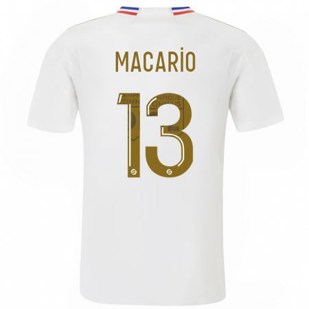 Kandiny Bambino Maglia Catarina Macario #13 Bianco Kit Gara Home 2023/24 Maglietta