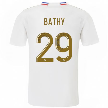 Kandiny Bambino Maglia Griedge Mbock Bathy #29 Bianco Kit Gara Home 2023/24 Maglietta