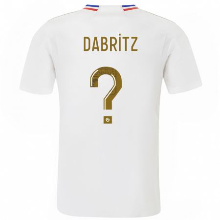 Kandiny Bambino Maglia Sara Dabritz #0 Bianco Kit Gara Home 2023/24 Maglietta