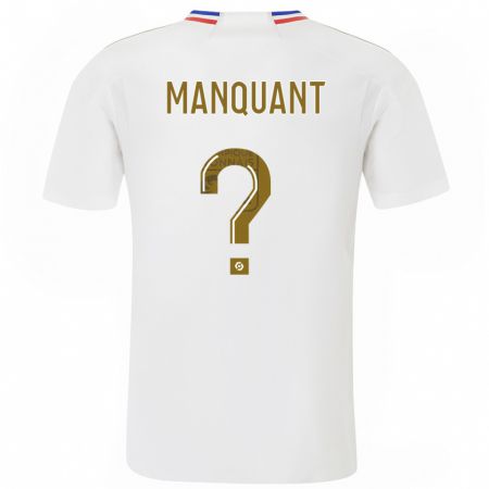 Kandiny Bambino Maglia Joris Manquant #0 Bianco Kit Gara Home 2023/24 Maglietta