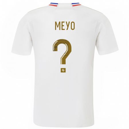 Kandiny Bambino Maglia Bryan Meyo #0 Bianco Kit Gara Home 2023/24 Maglietta