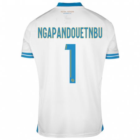 Kandiny Bambino Maglia Simon Ngapandouetnbu #1 Bianco Kit Gara Home 2023/24 Maglietta