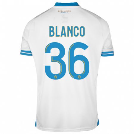 Kandiny Bambino Maglia Rubén Blanco #36 Bianco Kit Gara Home 2023/24 Maglietta